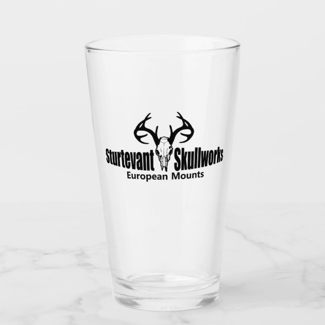 Glas av sten Sturtevant Skullworks Pint (Framsida)