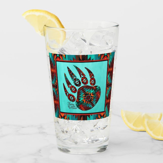 Glas av Tibal Bear Tass (Framsida Ice)