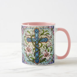 Glas, Blommigt Kor Mugg