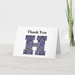 Glas Brev H Bröllop Gift Tack Kort