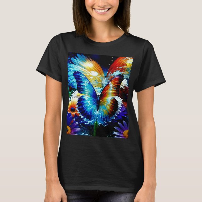 Glas Butterfly T Shirt (Framsida)