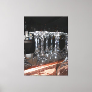 Glas Canvastryck