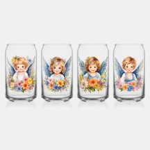 Glas Drinkware Set 4 Pcs Little Änglar