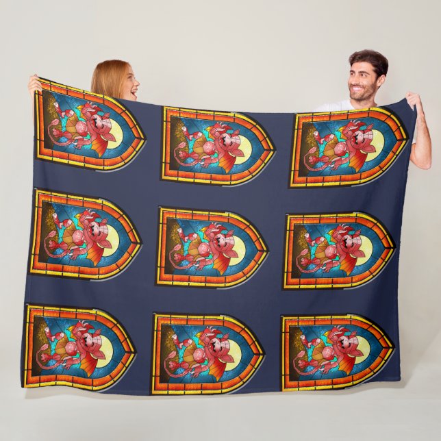 Glas, fastsatt, imp. fleecefilt (På plats)