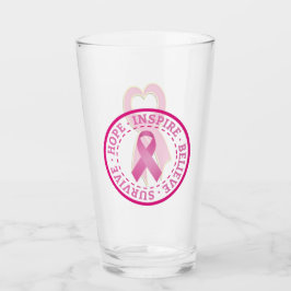 Glas för bröstcancermedvetenhet