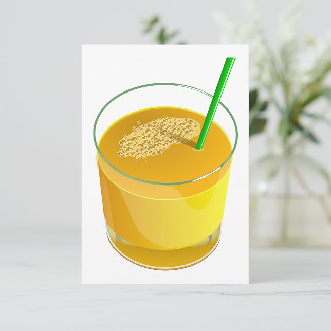 Glas för juicinbjudan inbjudningar (Skapare uppladdad)