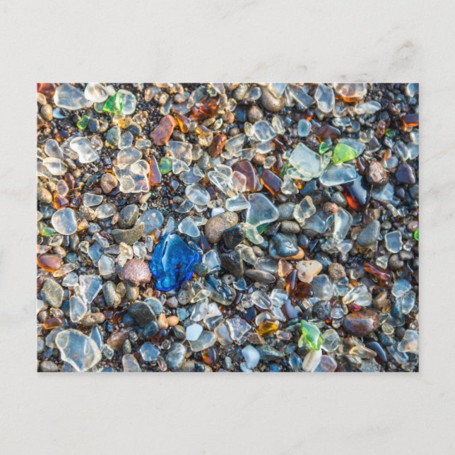 Glas från mousserande hav vykort (Framsida)