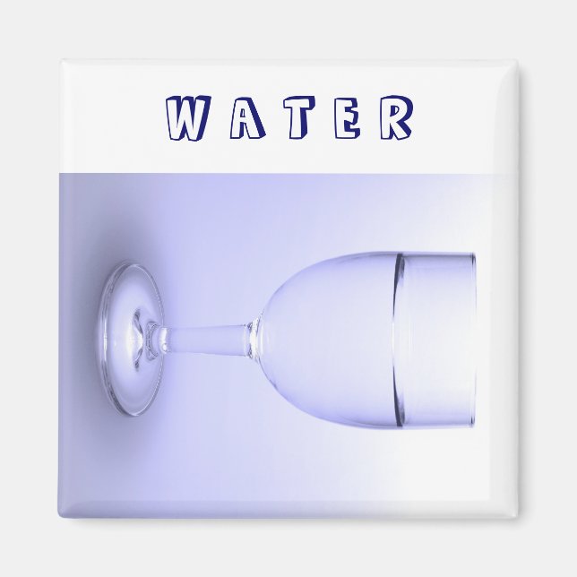 Glas från vatten magnet (Framsidan)