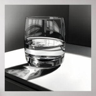 Glas från Vatten Sketch Poster