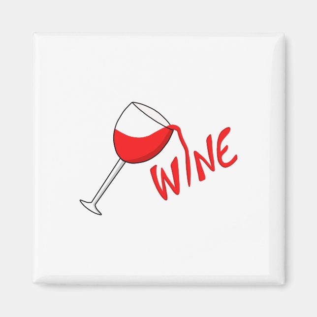 Glas från Vin Magnet (Framsidan)
