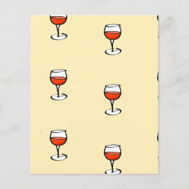 Glas från vin på orange