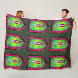 Glas Genie, fastsatt Fleecefilt