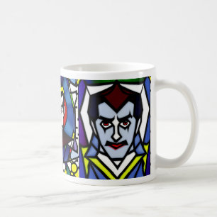Glas Halloween Dracula Mugg