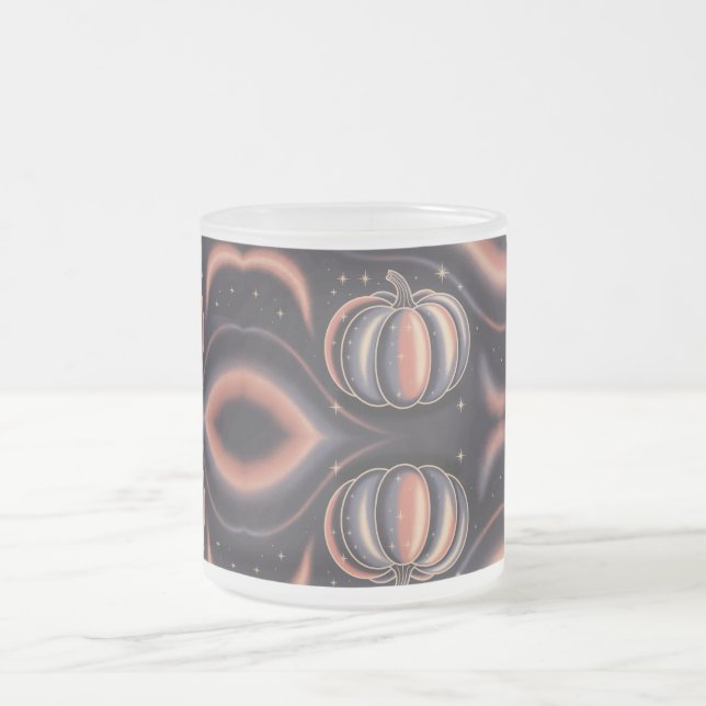 Glas Halloween Mugg med gnistfrost (Center)