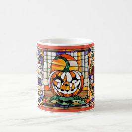 Glas Halloween Pumpkin Mugg