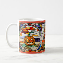 Glas Halloween Pumpkin Mugg