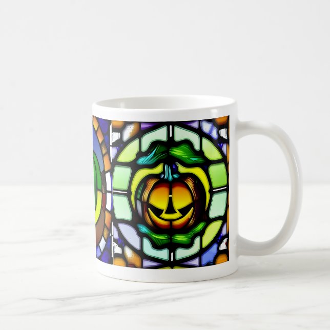 Glas Halloween Pumpkin Mugg (Höger)