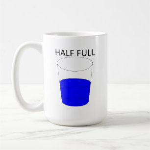 Glas halvFullt Kaffemugg