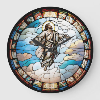 Glas, Jesus designklocka Stor Klocka