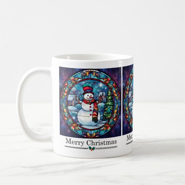 Glas jul Mugg (Vänster)