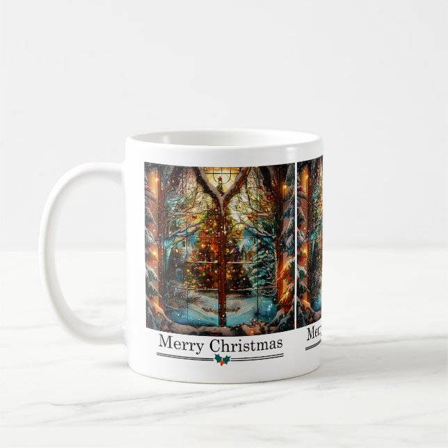 Glas jul Mugg (Vänster)