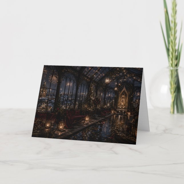 Glas katedral julkort helgkort (Framsida)