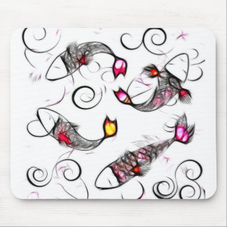 Glas- Kois Mousepad Musmatta