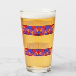 Glas kopp : Abstrakt design