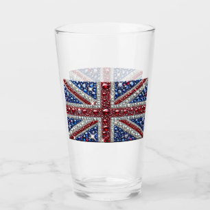 Glas kopp med brittisk Färg