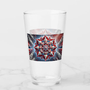 Glas kopp med Norge Färg