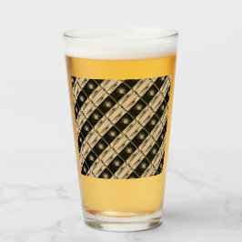 Glas kopp ro som kalejdoskop art,BLACK,GOLDEN