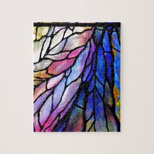 Glas, lagat, Tiffany-Stil Pussel (Vertikal)