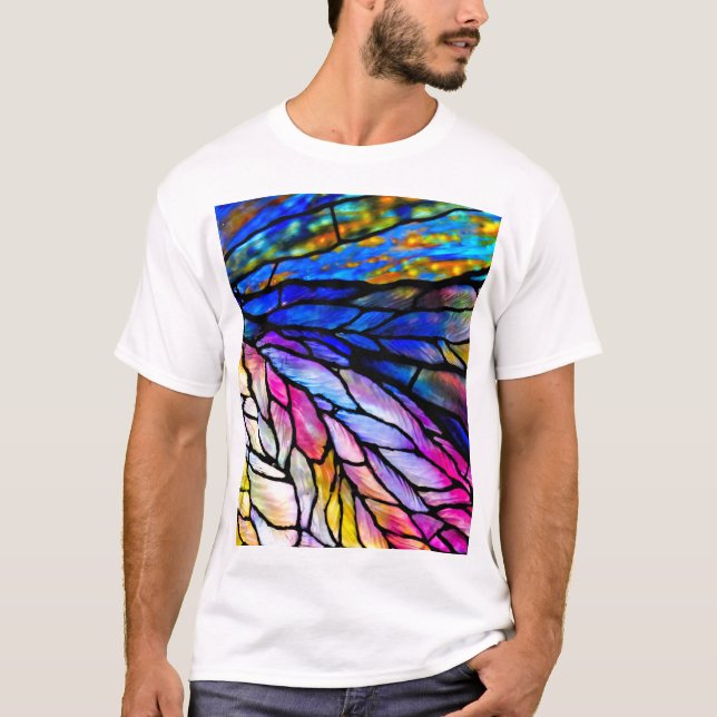 Glas, lagat, Tiffany-Stil T Shirt (Framsida)