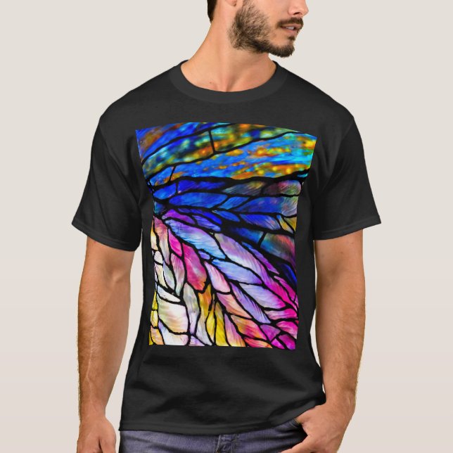 Glas, lagat, Tiffany-Stil T Shirt (Framsida)