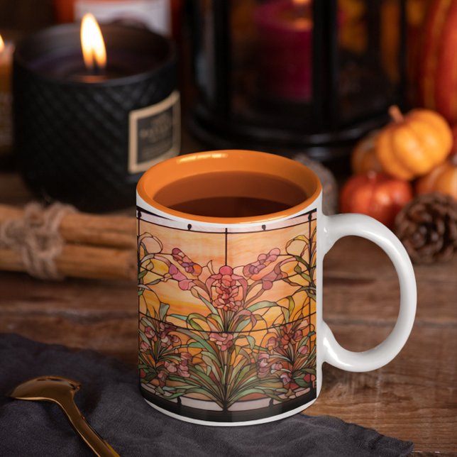 Glas, lagrad, version 7, Mugg (Stained Glass Art version 7 Mug
)