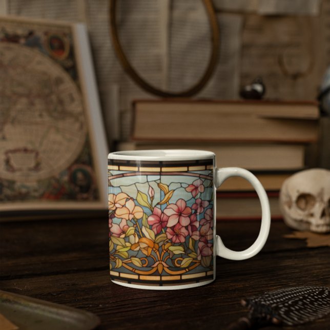 Glas, lagrad, version 9 Mugg (Stained Glass Art version 9 Mug
)