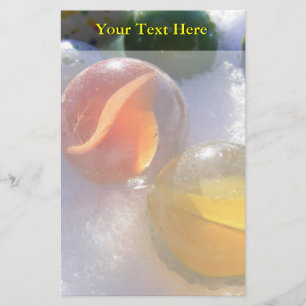 Glas Marbles Stationery Brevpapper
