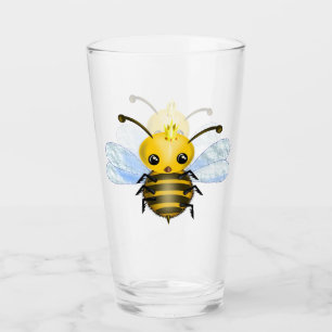 Glas med drottningbi