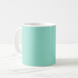 Glas med fast grönt i färg-strupe, rent akvakamynt kaffemugg