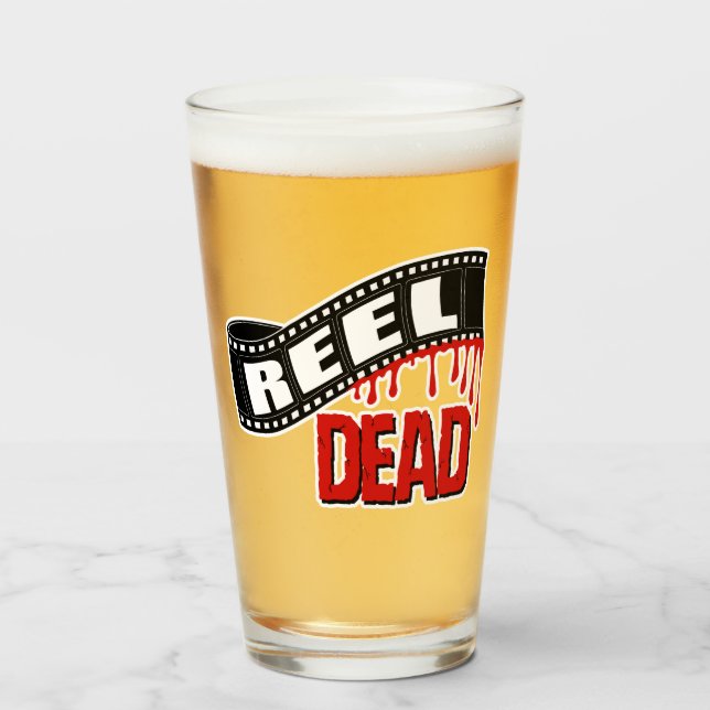 Glas med Reel Dead Pint (Framsida fylld)