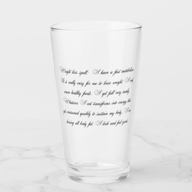 Glas med viktförlust (Framsida)