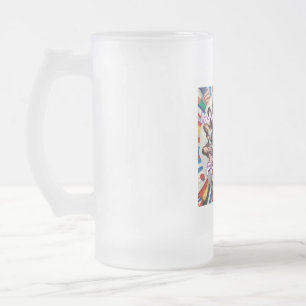 Glas Mugg, 16 oz, fryst Frostat Ölglas