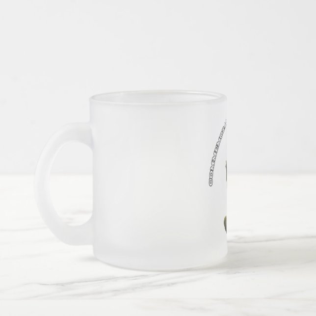 Glas Mugg, fryst, 10 oz Frostad Glasmugg (Vänster)