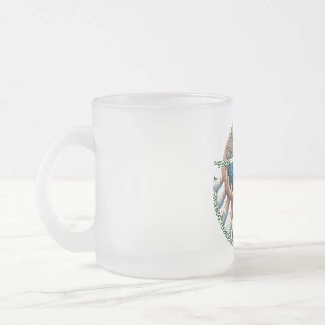 Glas Mugg, fryst, 10 oz Frostad Glasmugg (Vänster)