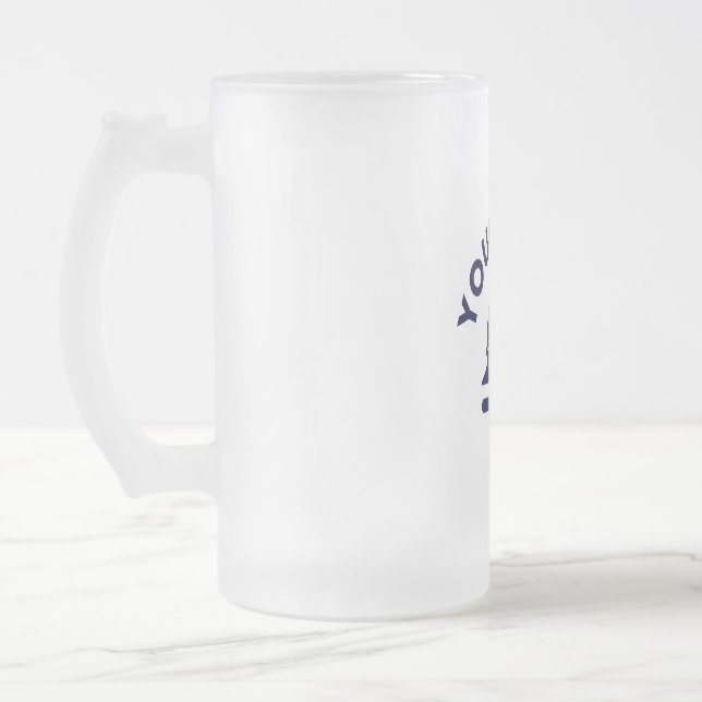 Glas Mugg, fryst (16 oz) Frostat Ölglas (Vänster)