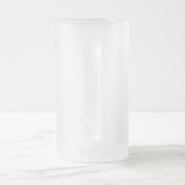 Glas Mugg med Abstrakt Swirl-design, frostat