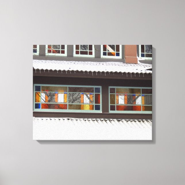 Glas och glasögon - Martha's Vineyard Canvastryck (Framsida)