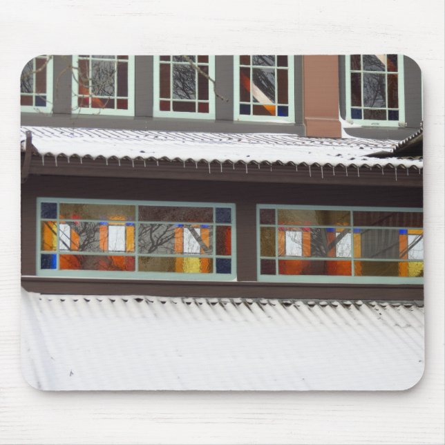 Glas och glasögon - Martha's Vineyard Musmatta (Framsidan)