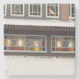 Glas och glasögon - Martha's Vineyard Stenunderlägg