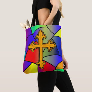 Glas och Religiösa Kor Tygkasse